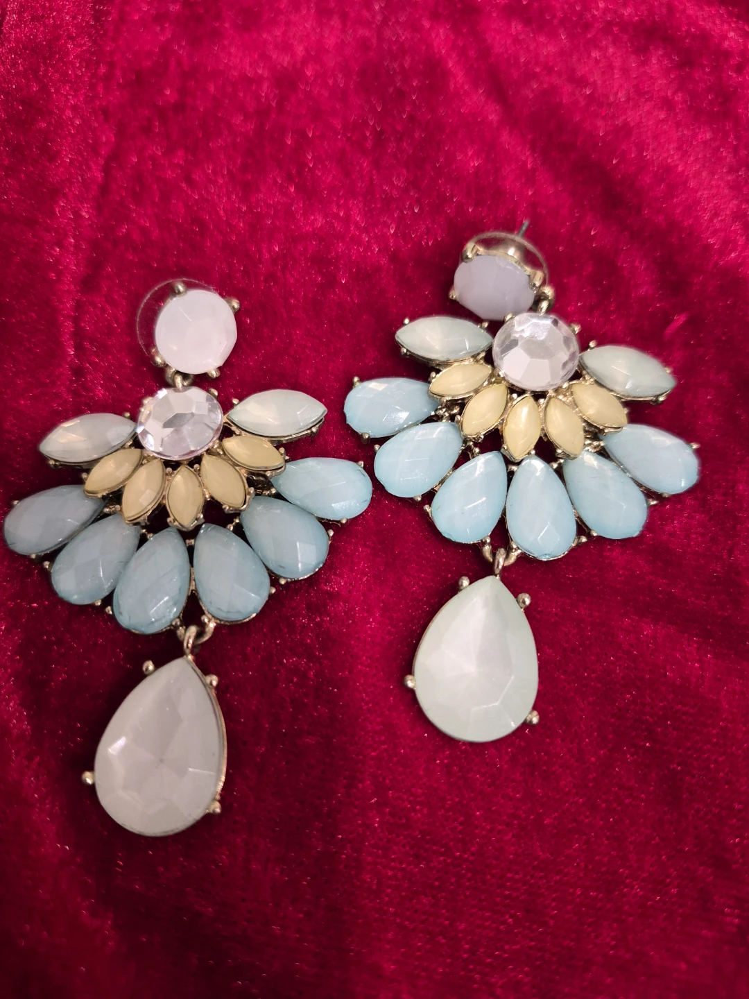 Pastel Statement Earrings
