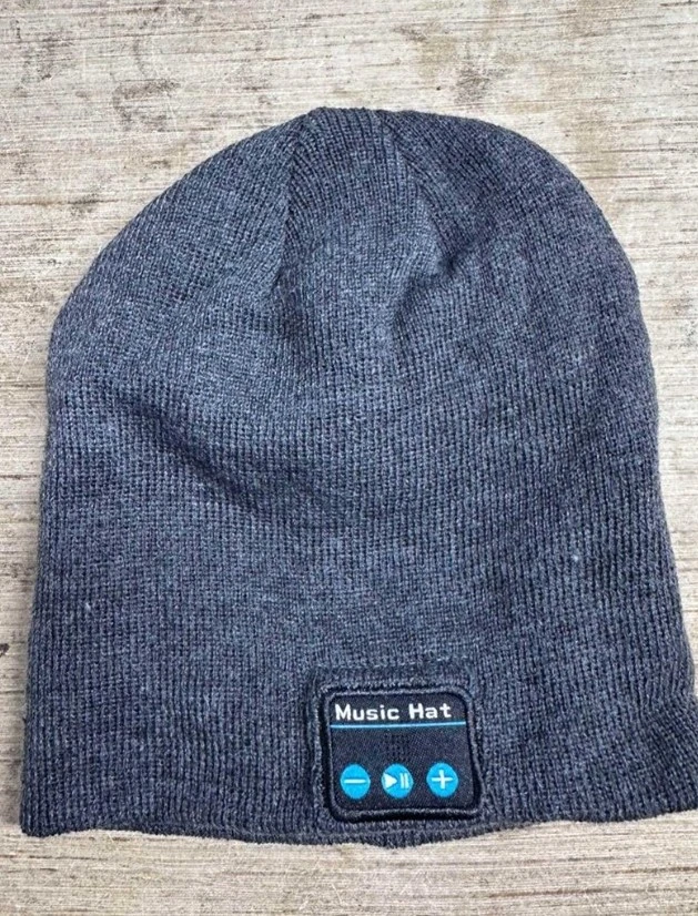 SMINIKER Wireless Bluetooth Beanie Hat - Grey - photo 4