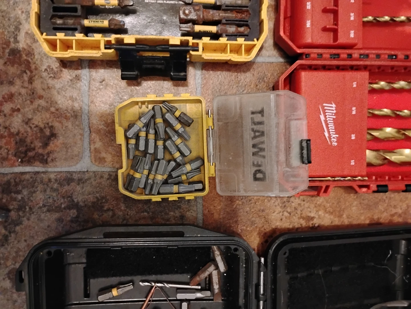 Assorted Drill Bits and Tool Case - photo 3