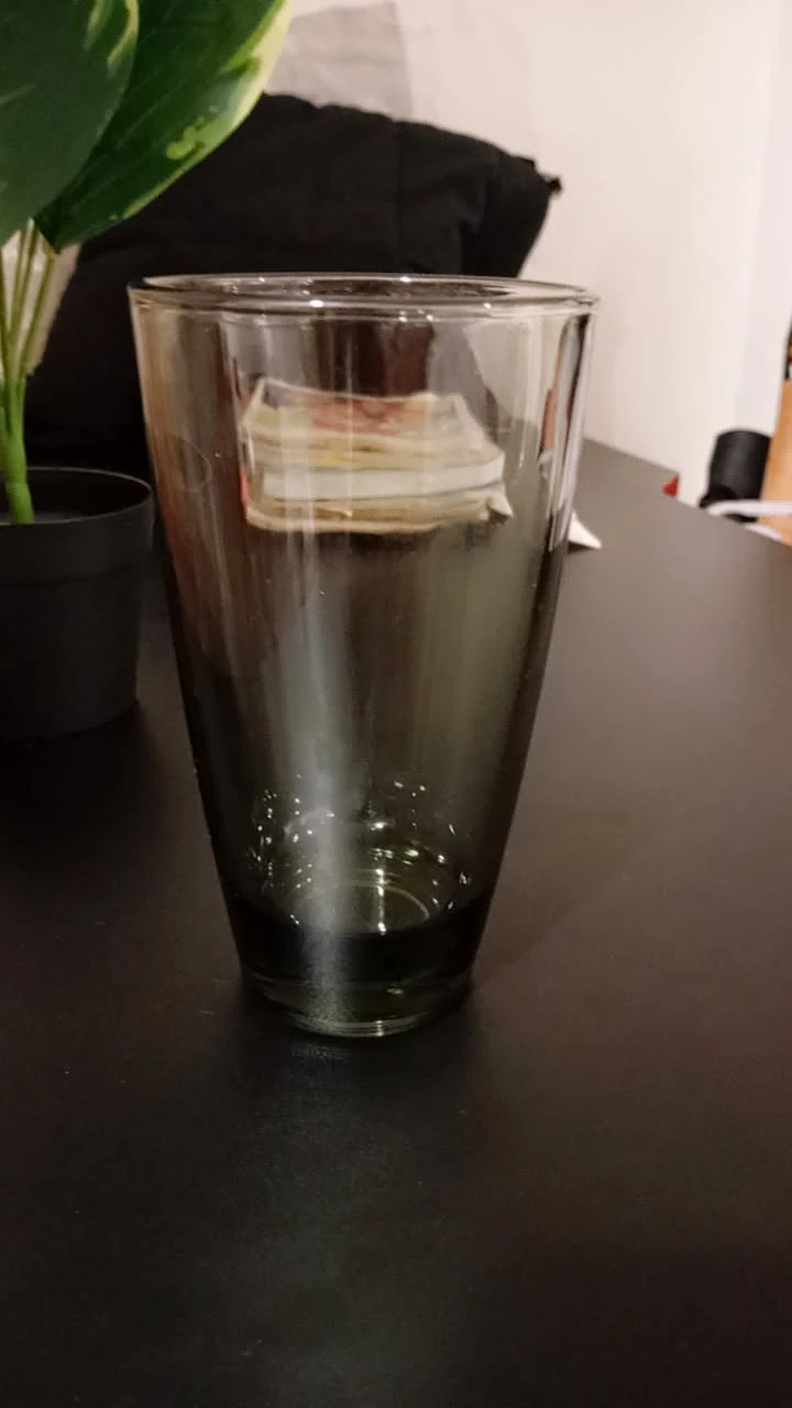 Smoky black drinking Glass
