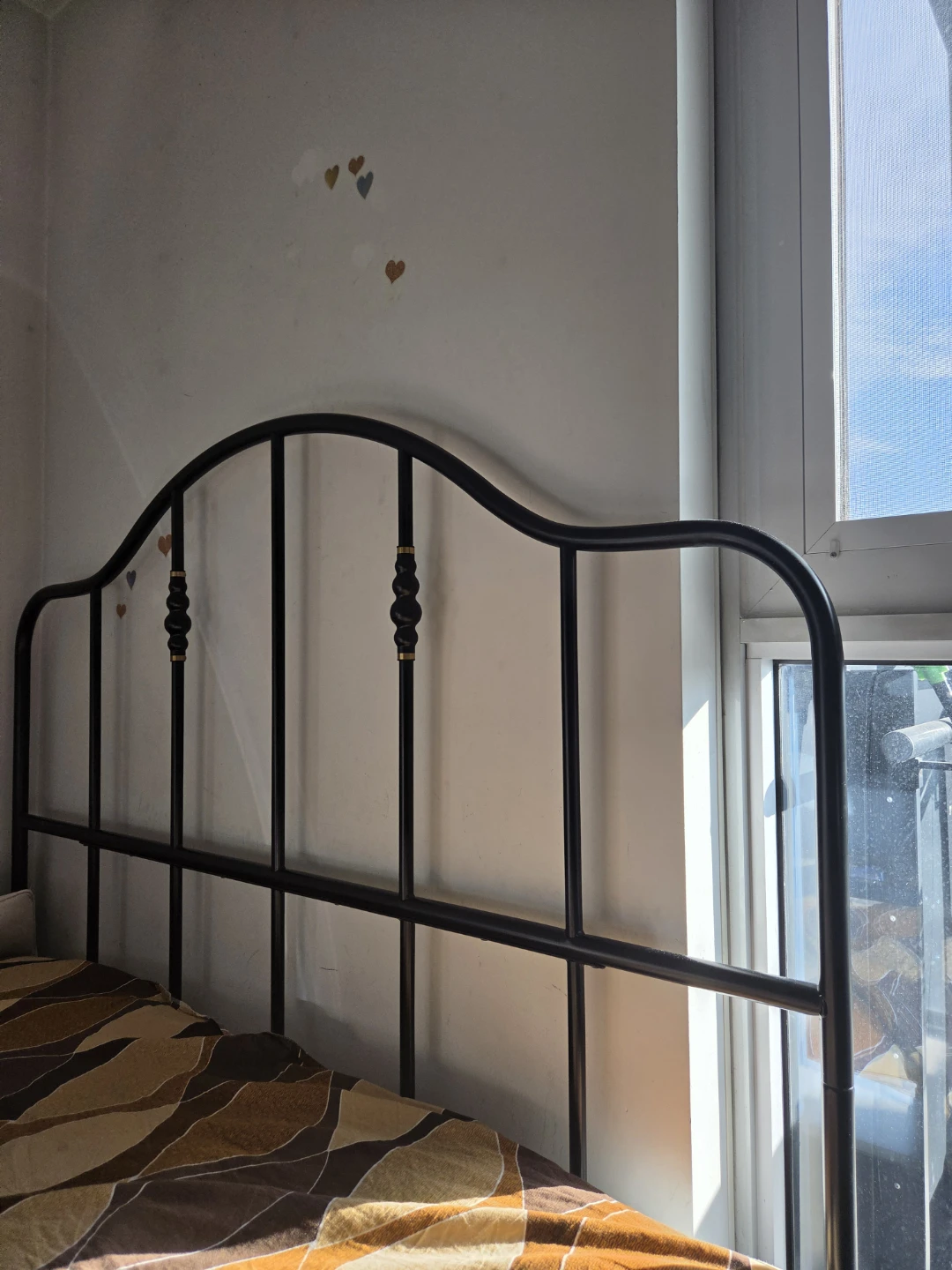 IKEA Sagstua Black Metal Queen Bed Frame - photo 3