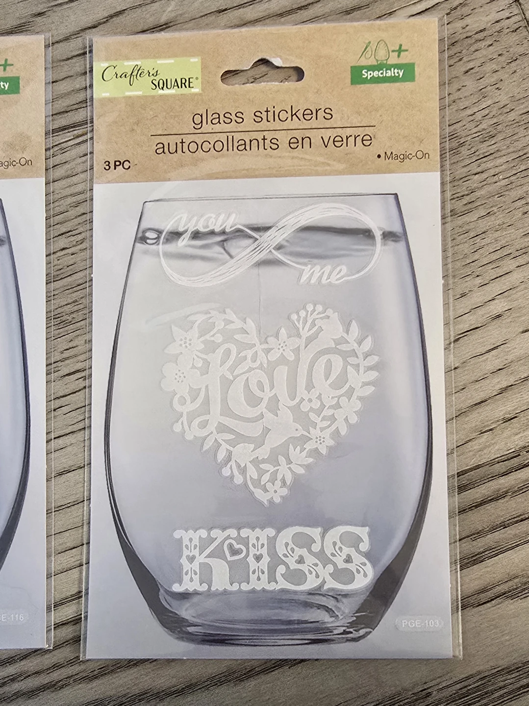 Crafter's Square Glass Stickers (5 for $2) - photo 3