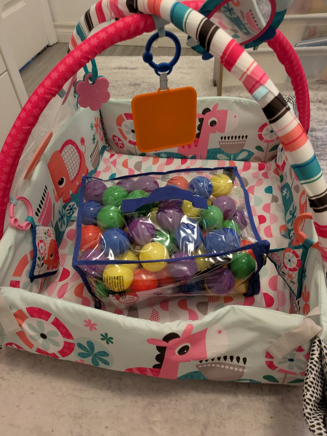 Bright Starts 5-in-1 activity center/ ball pit