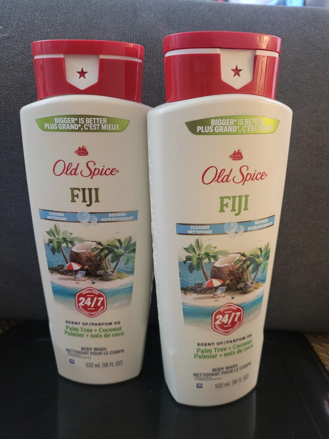 Two Old Spice Fiji Body Wash Bottles $7 per bottle