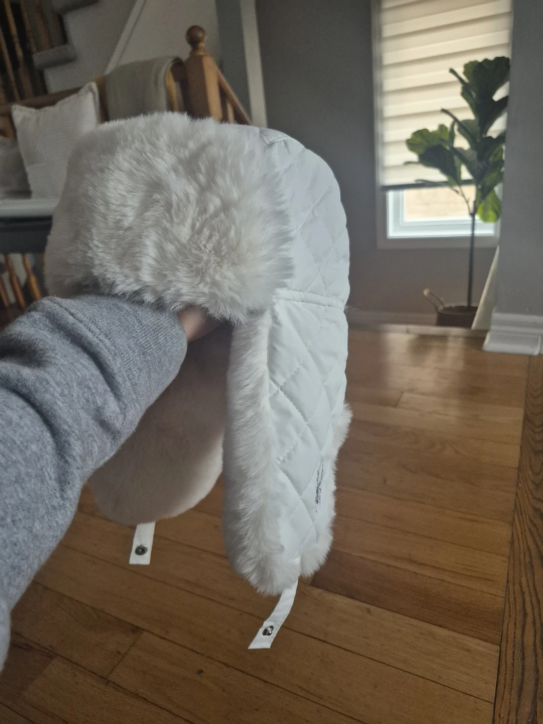 Spyder Convertible Trapper Hat - Pearl