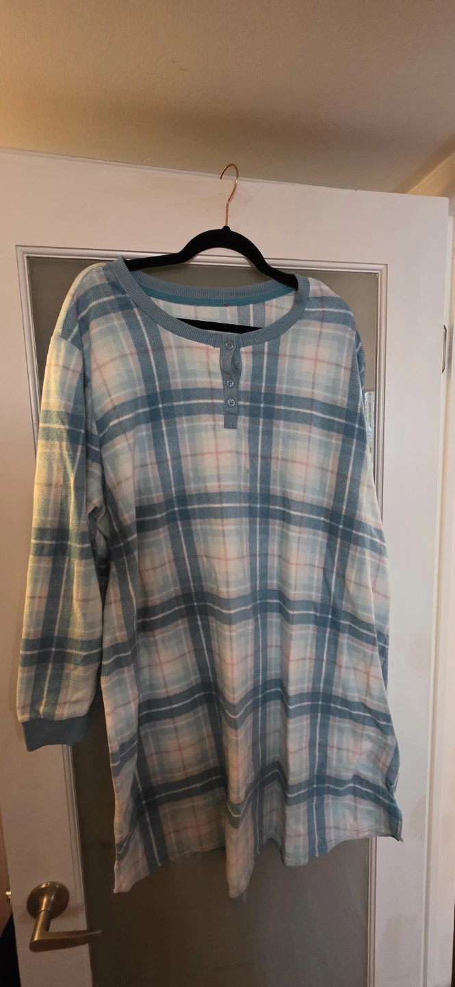 Women's Plaid Sleep Shirt