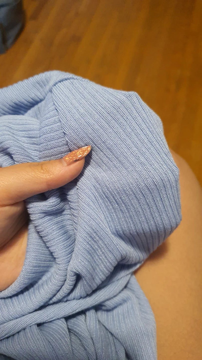 DYNAMITE Light Blue Turtleneck Sweater Dress - photo 3