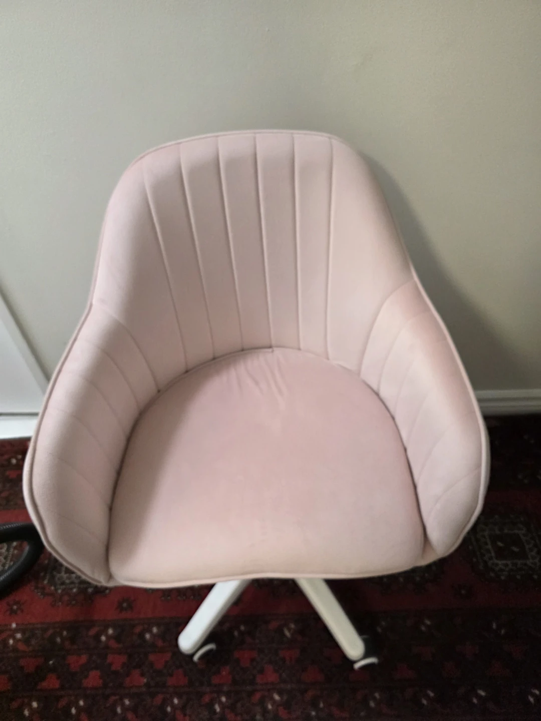 Pink office chair velvet matierial 150 - photo 2