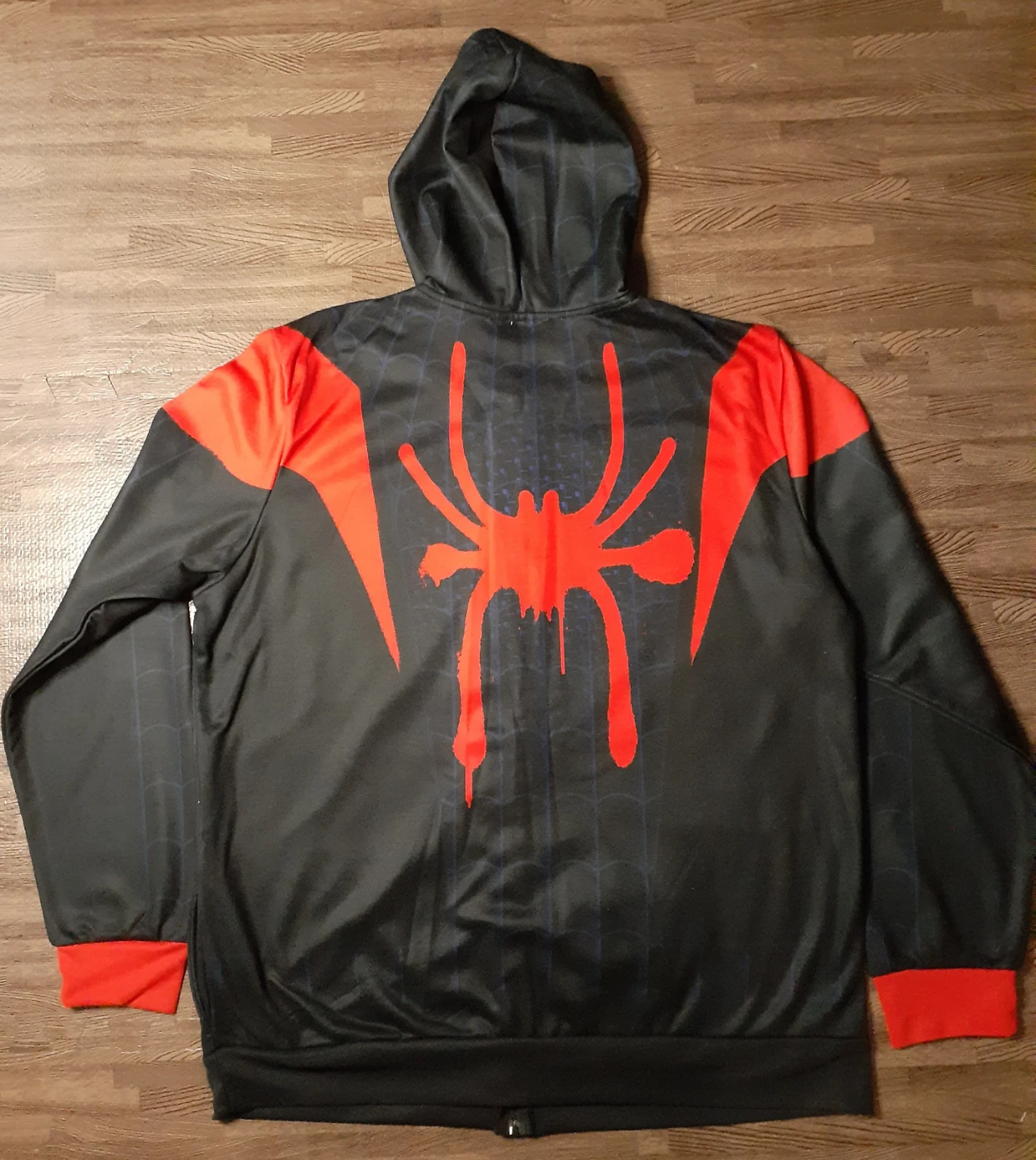 Spider-Man Into the Spider-Verse Zip-up Hoodie NEW - photo 2