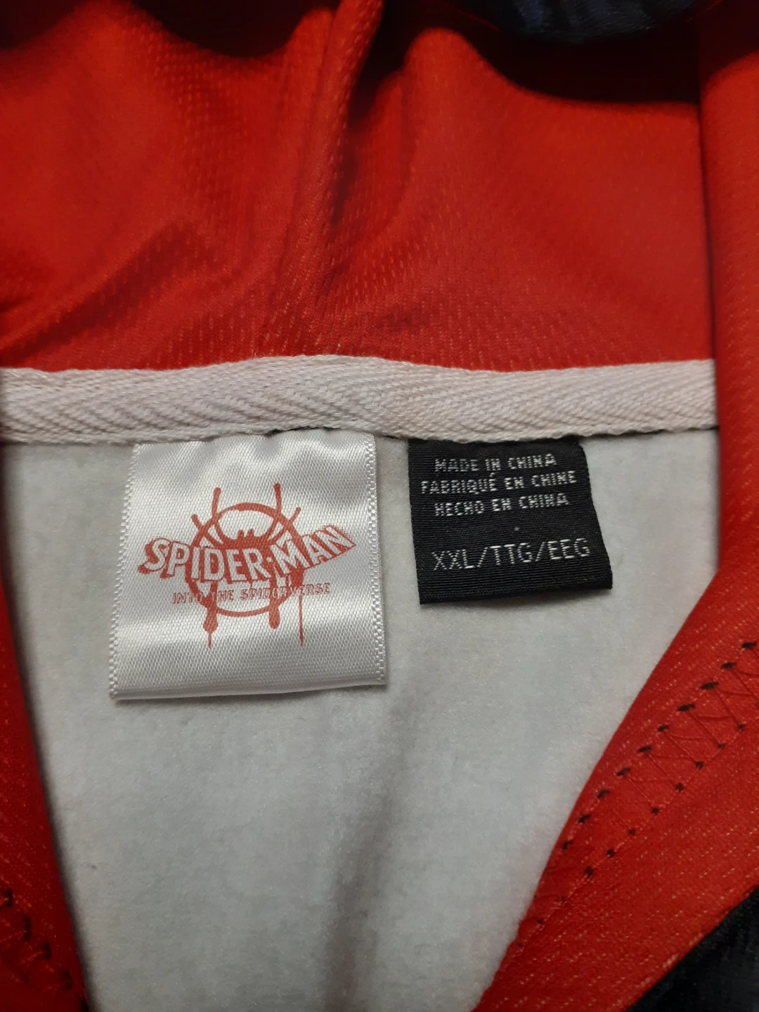 Spider-Man Into the Spider-Verse Zip-up Hoodie NEW - photo 3