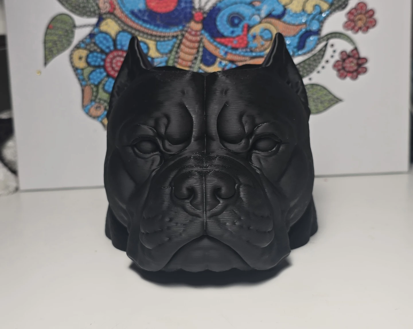 Bulldog Pen Holder, Cute Dog Desk Organizer - photo 5