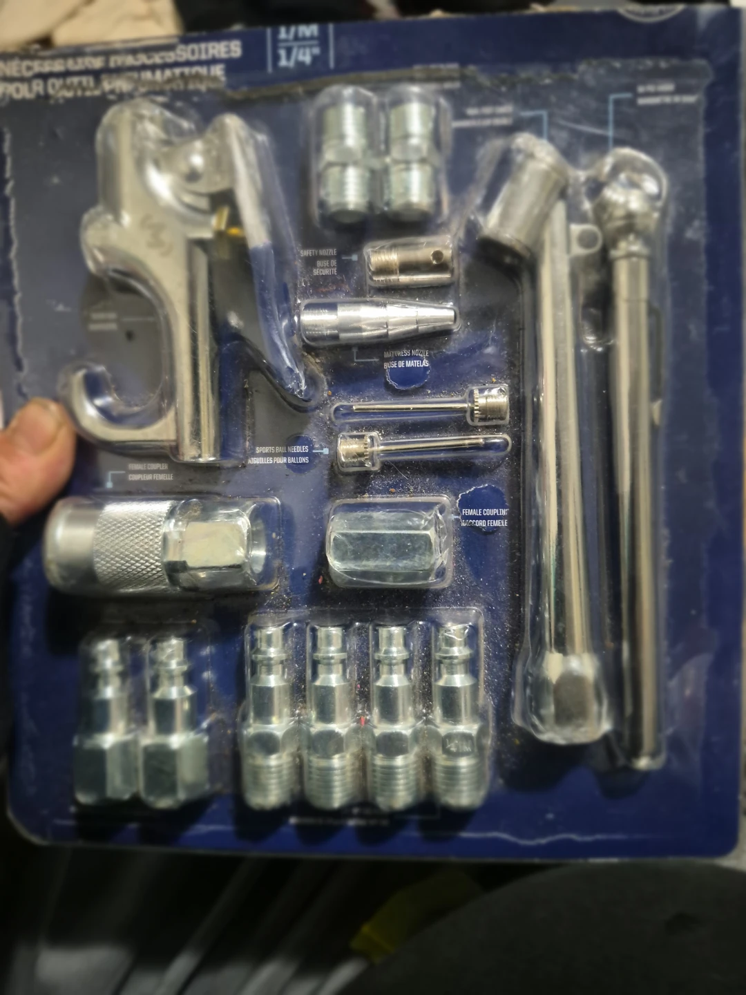 1/4" Pneumatic Air Tool Accessory Kit - photo 2