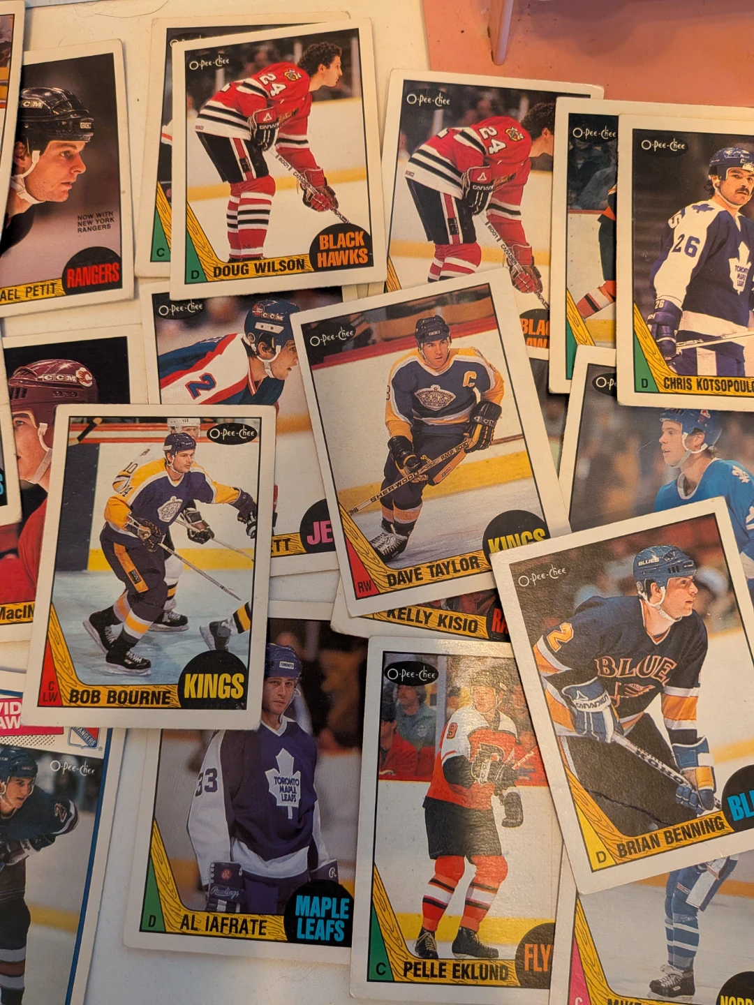 Collection of Vintage O-Pee-Chee NHL Hockey Cards