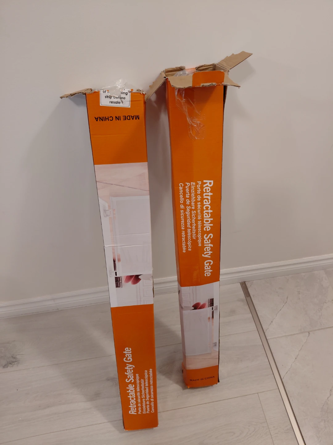 Two Retractable Safety Gates