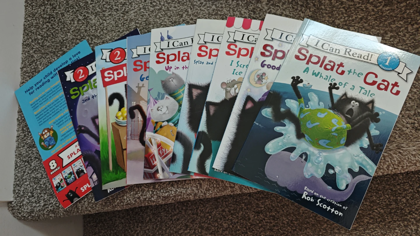 Splat the Cat I Can Read! 8-Book Set - photo 2