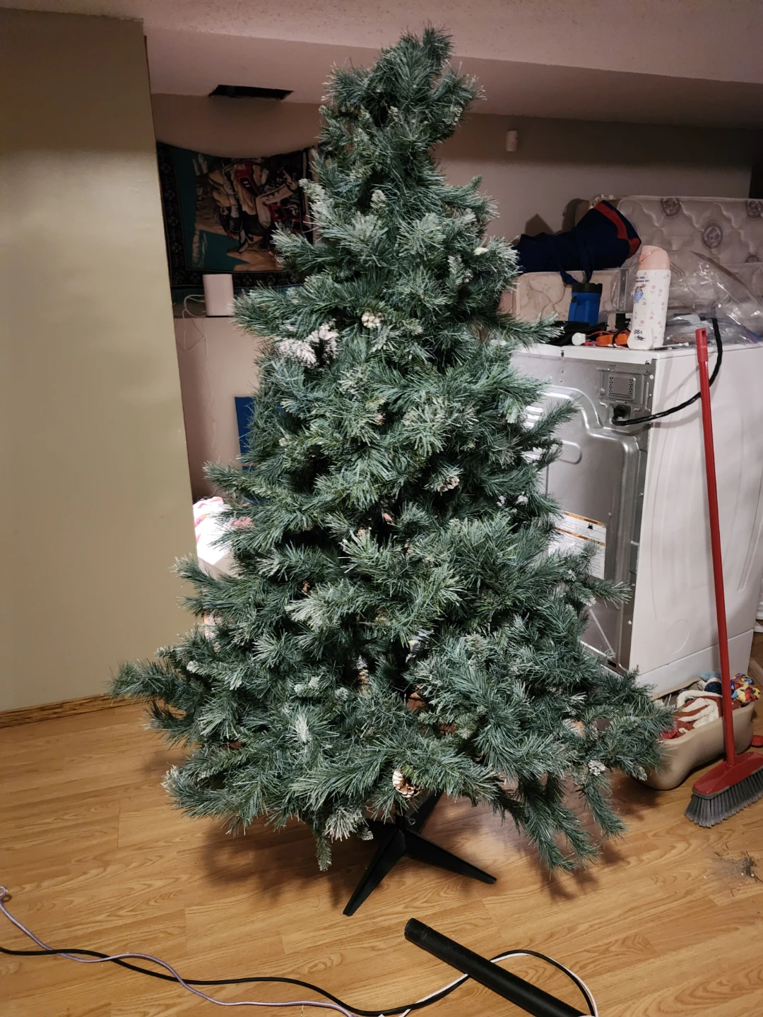 Artificial Christmas Tree with Pine Cones