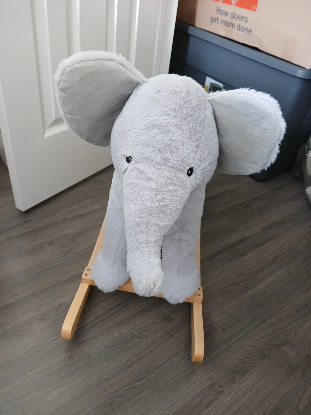 Plush Elephant Rocking Toy