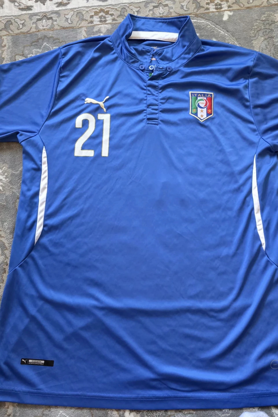 Pirlo #21 vintage 2014 Italy national team jersey - photo 3