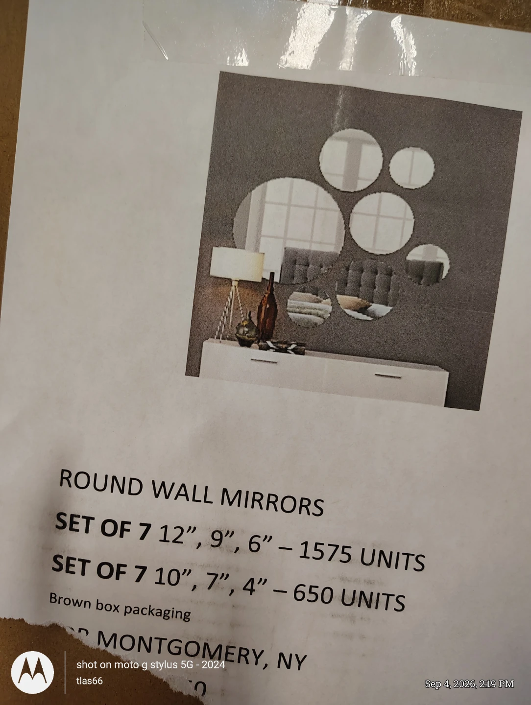 ShopACandle Round Wall Mirror Set (7 count)