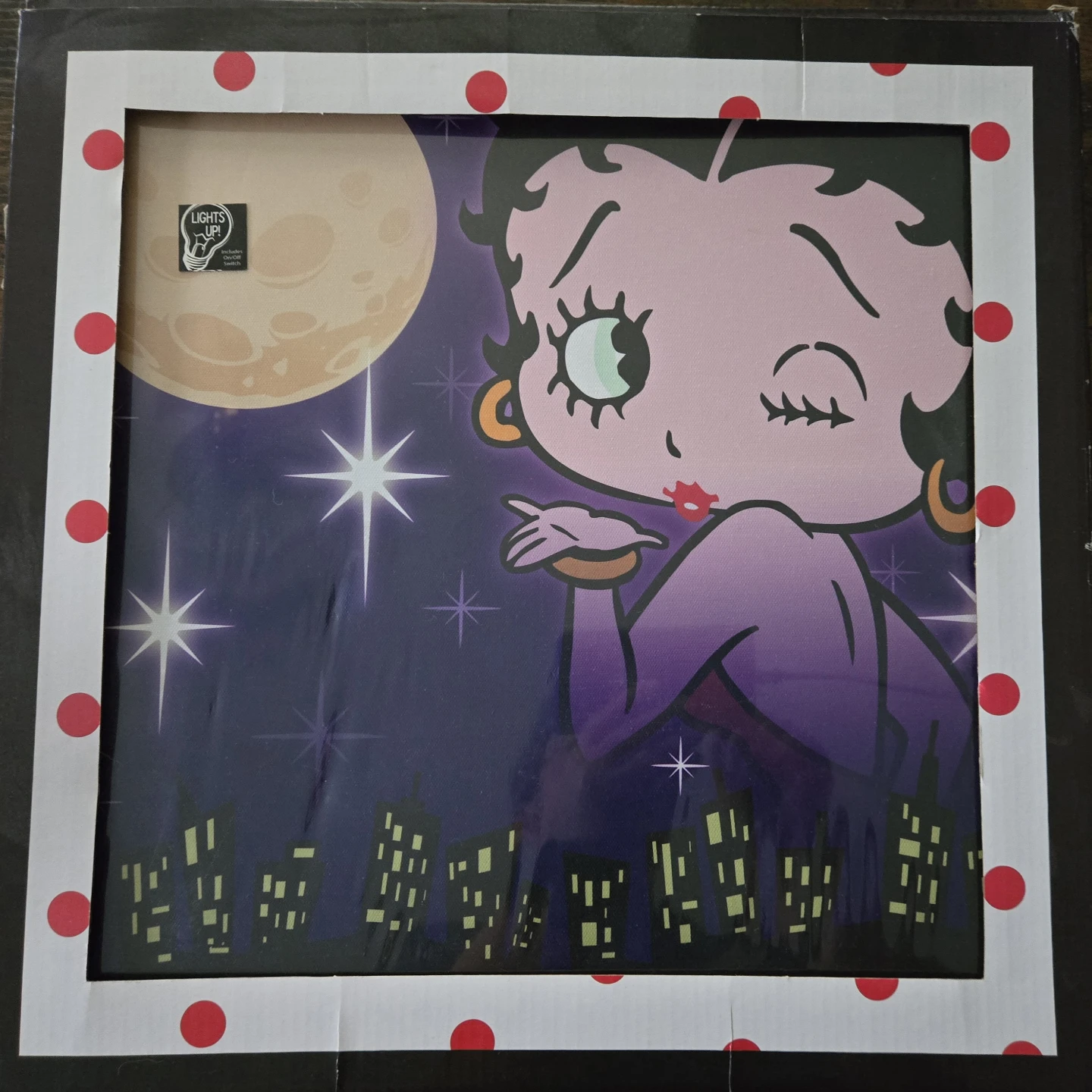 Westland Giftware Betty Boop Lighted Canvas Wall Art