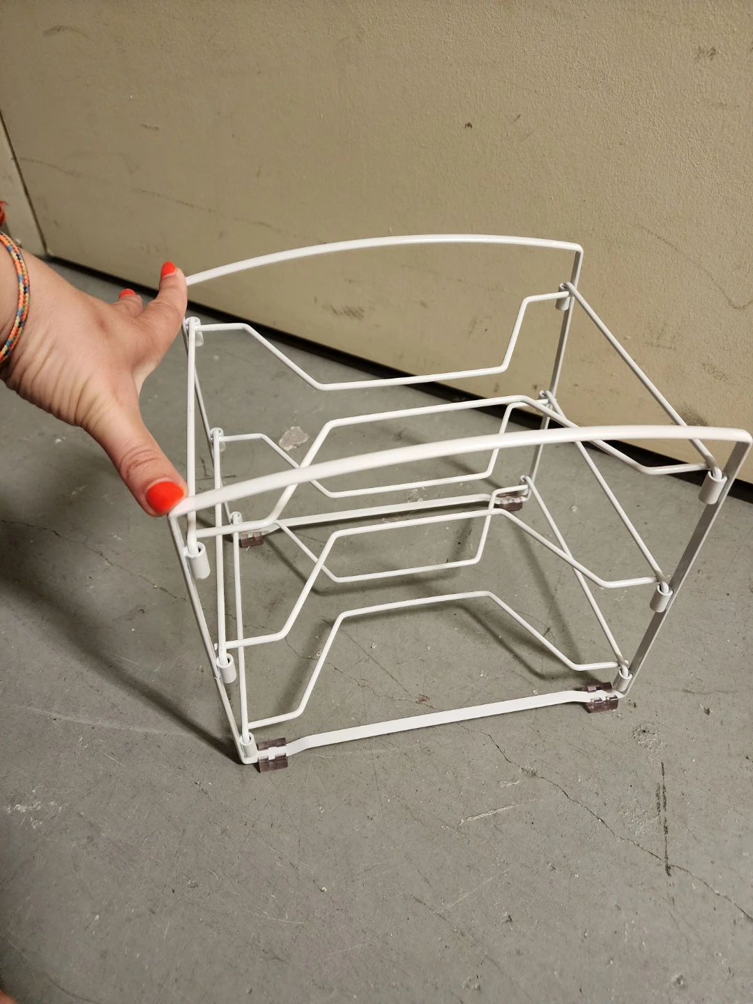 White Wire 3-Tier Storage Rack
