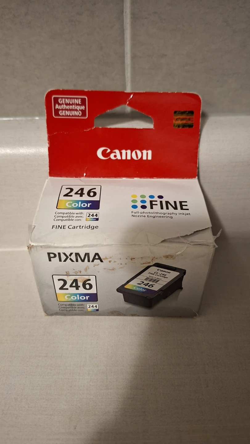 Canon CL-246 Color FINE Ink Cartridge Open Box not used - photo 4