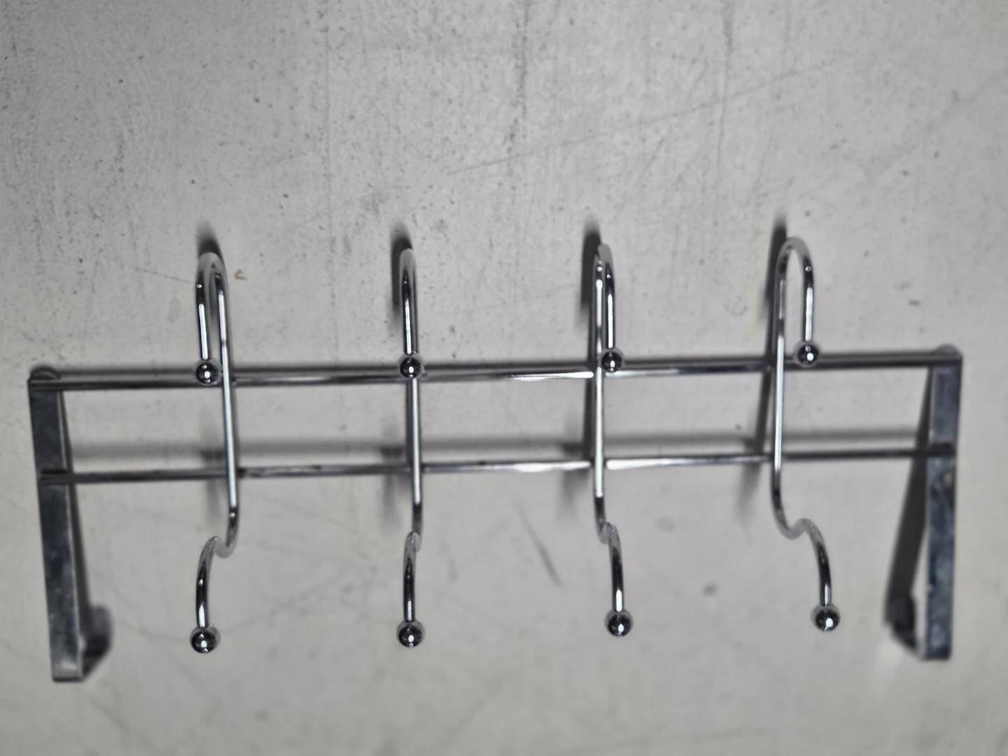 Chrome Over-the-Door Hook Rack - photo 2