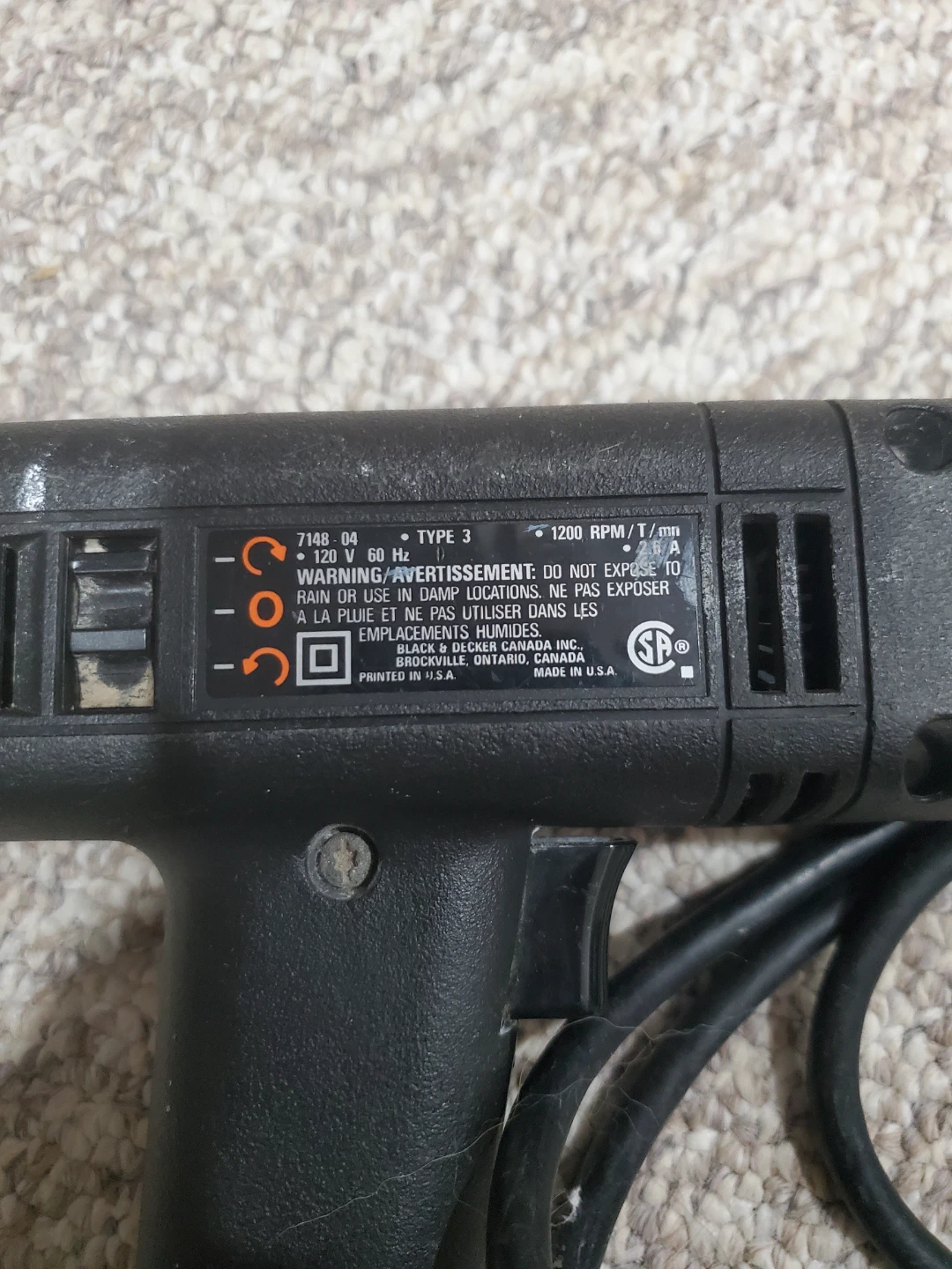 Black & Decker 10mm (3/8") Corded Drill - photo 4
