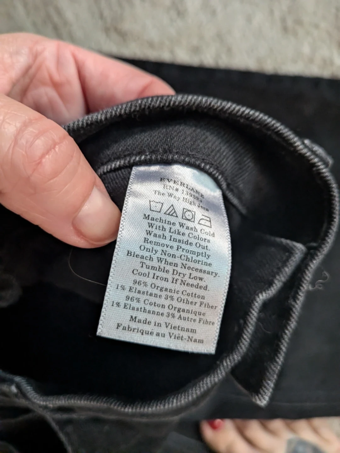 Everlane The Way High Jean Black - photo 3
