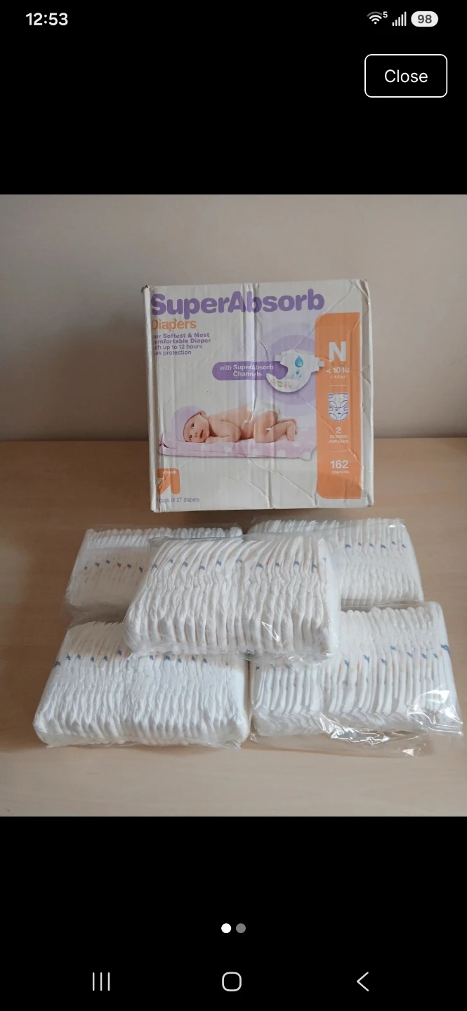 Up & Up SuperAbsorb Newborn Diapers🏈