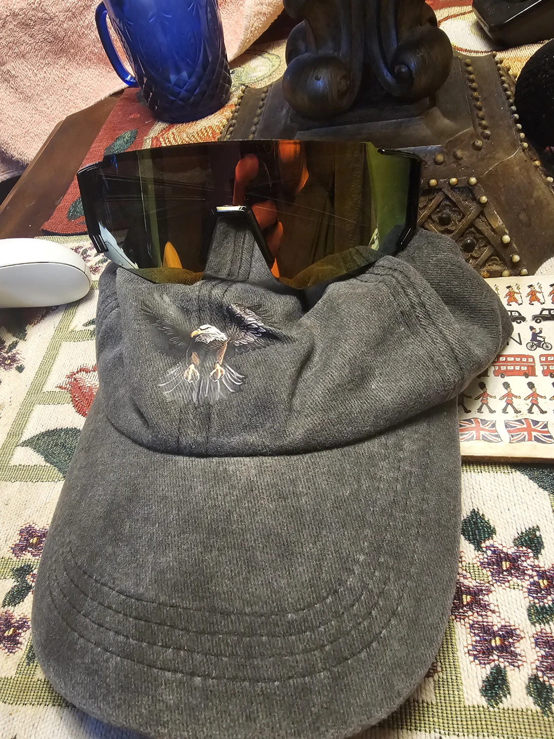 New...hat, shades