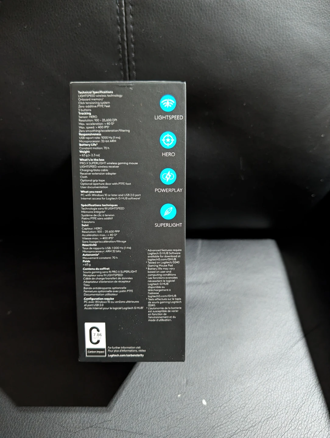 Logitech G Pro X Superlight Wireless Gaming Mouse - photo 3