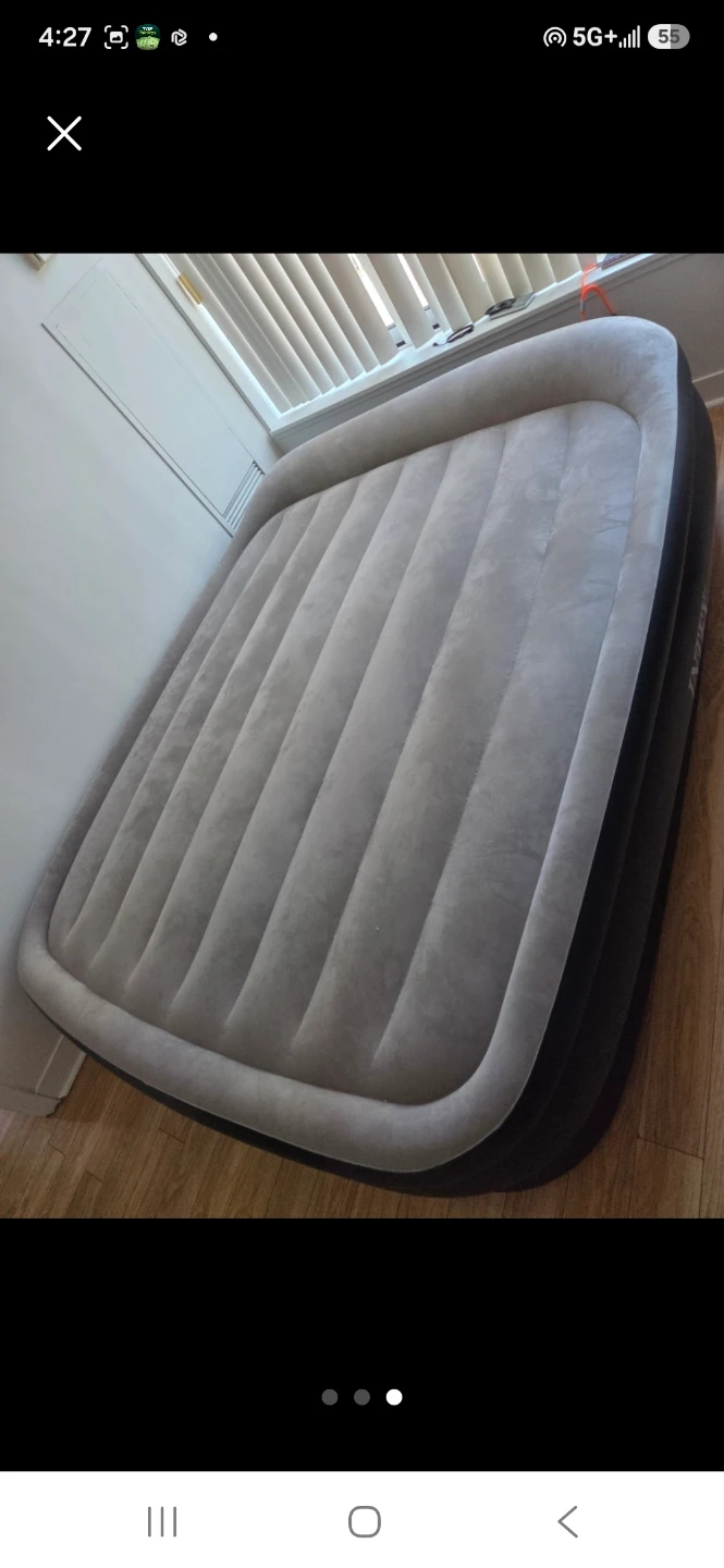 Intex Dura-Beam Standard Queen Airbed self inflating pump - photo 3