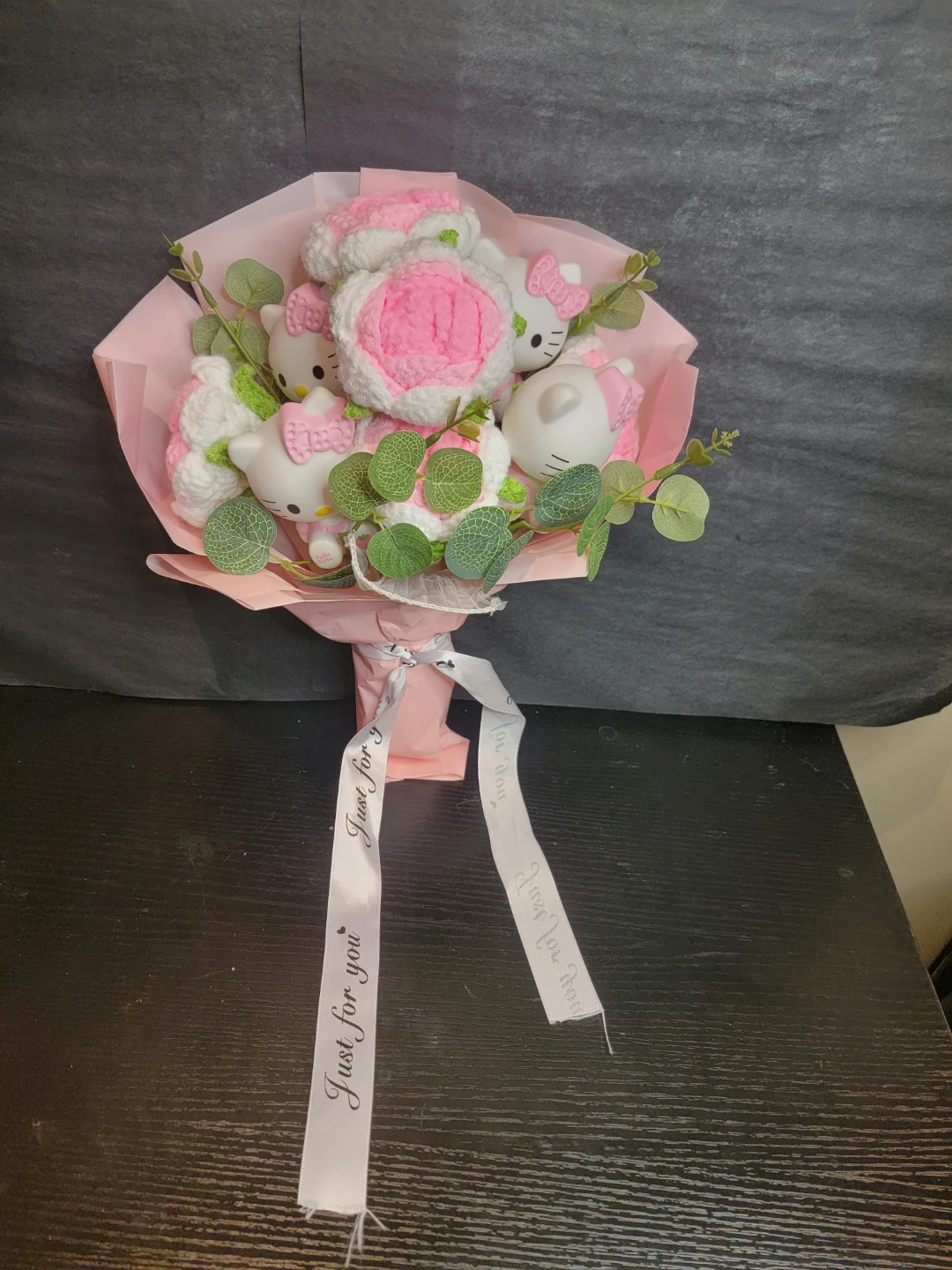 Hello Kitty Crochet Flowers