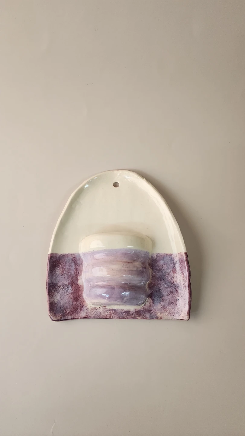 3 Ceramic Wall Planters - photo 3