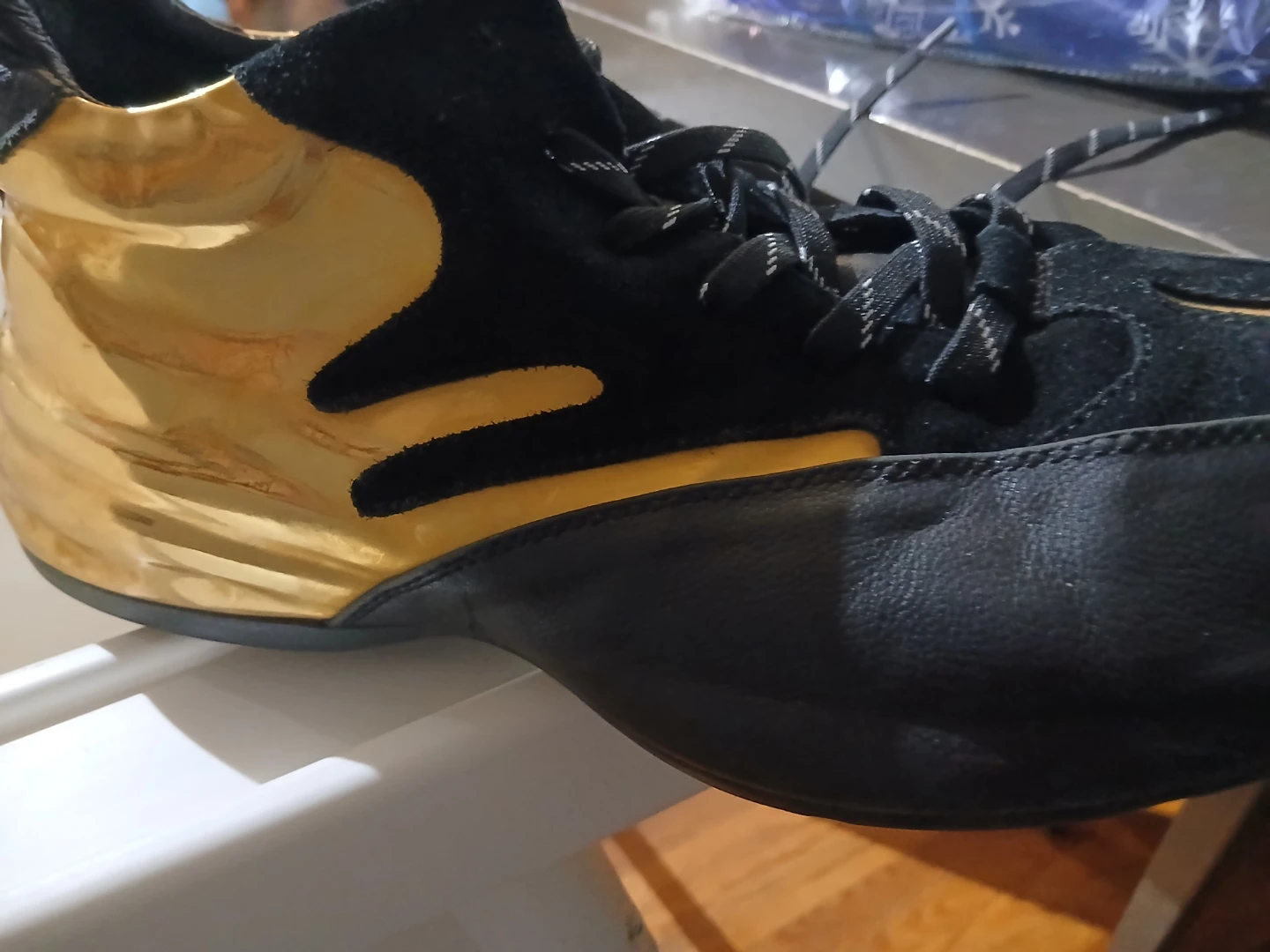 Black and Gold Athletic Shoes - photo 4