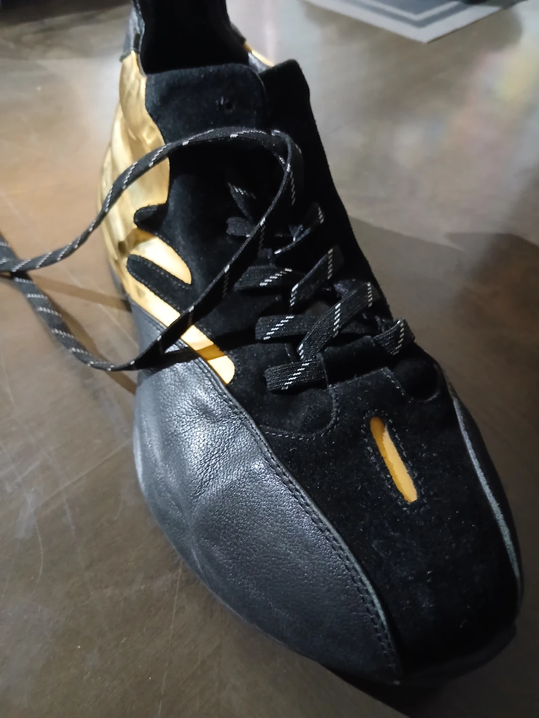 Black and Gold Athletic Shoes - photo 5