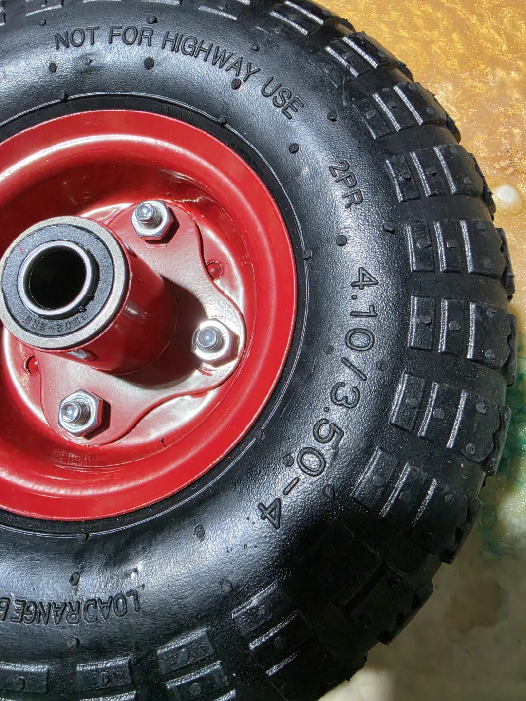 Replacement Wheel 4.10/3.50-4 - photo 2