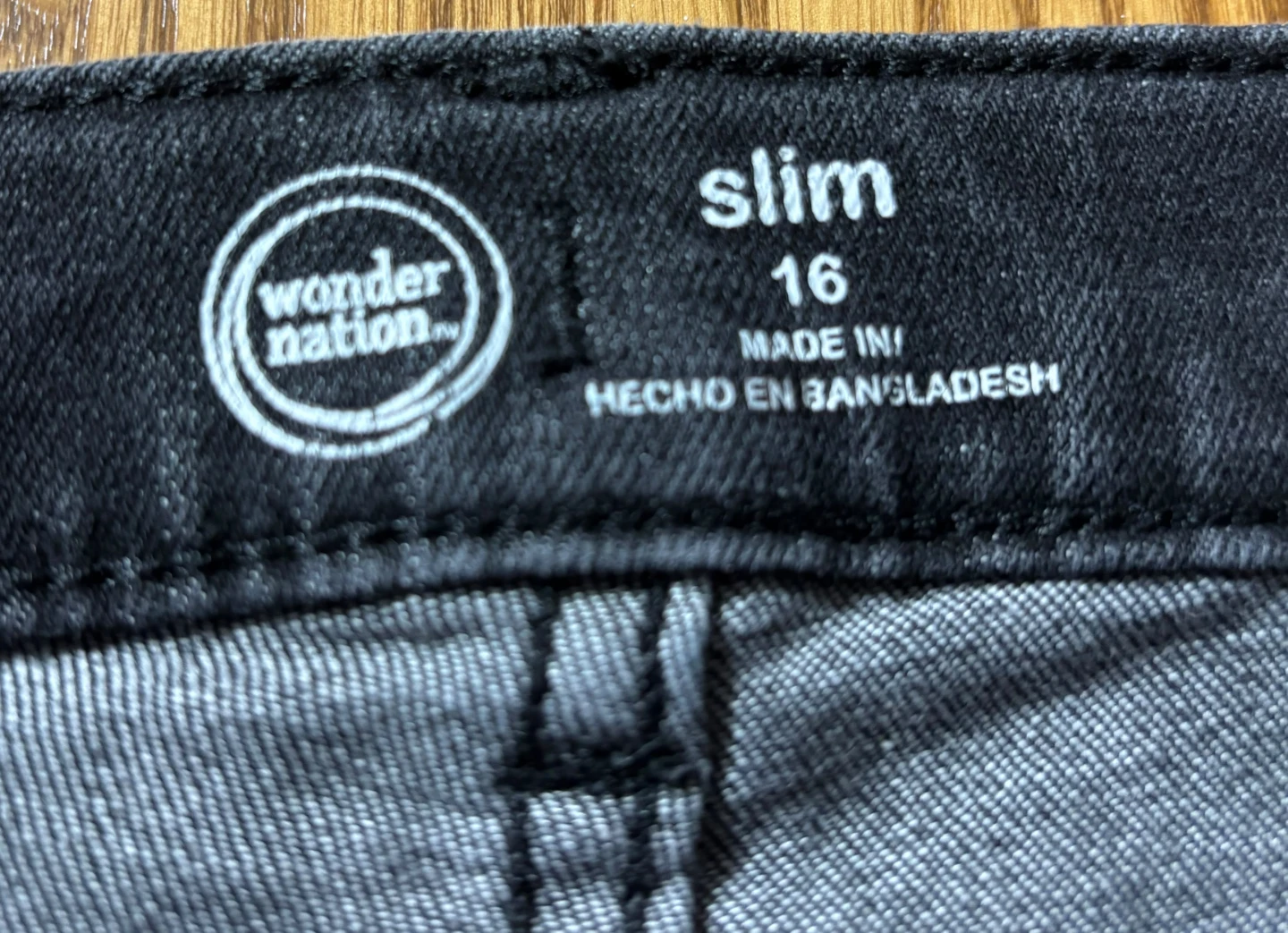 Wonder Nation Slim Fit Jeans Size 16 - photo 3