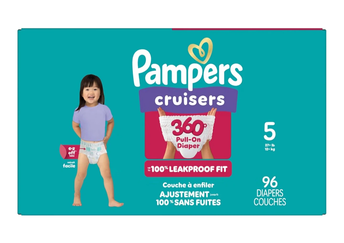 Pampers Diapers - Cruisers 360° - Size 5