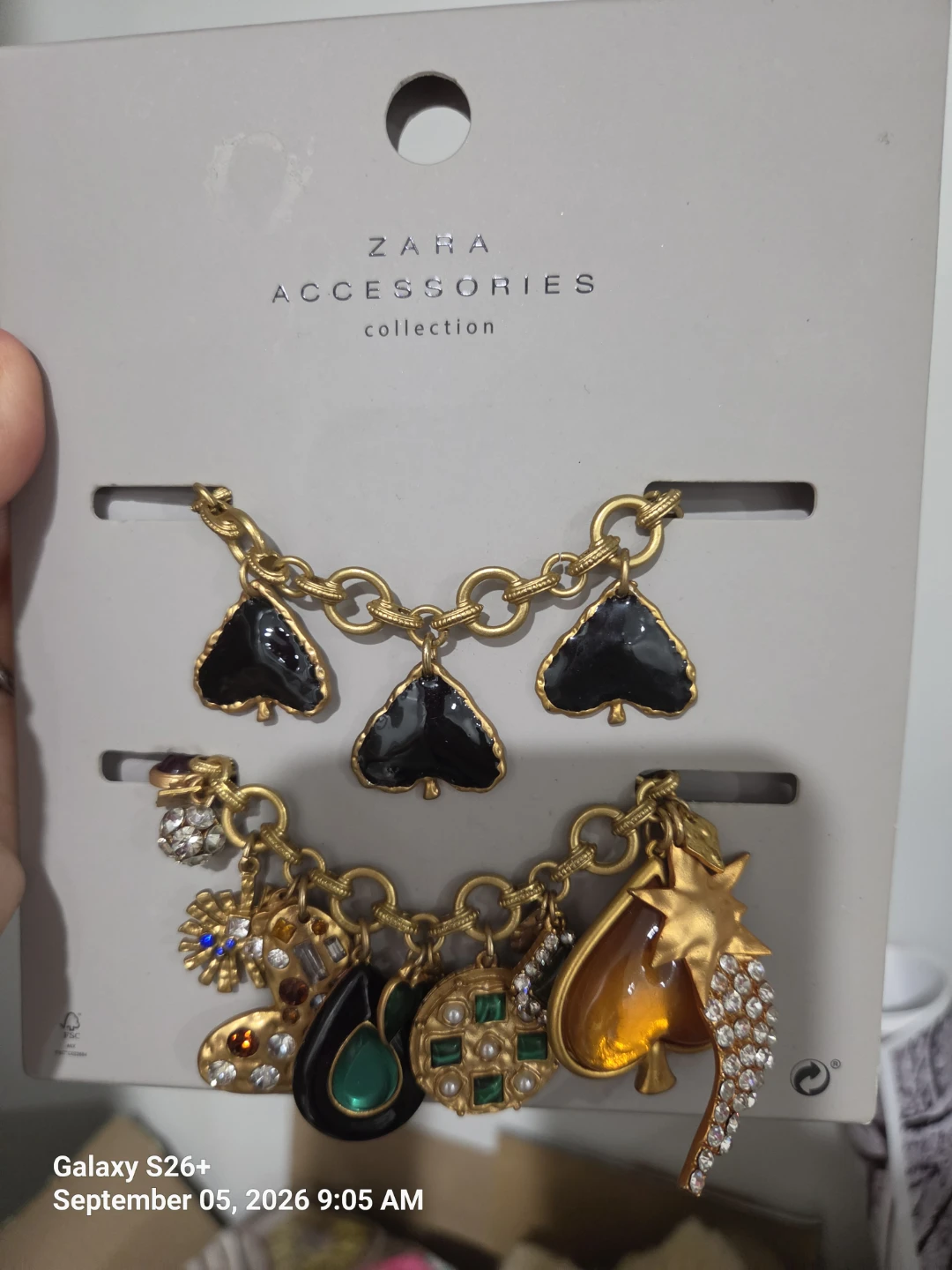 Zara Accessories Charm Bracelet Set