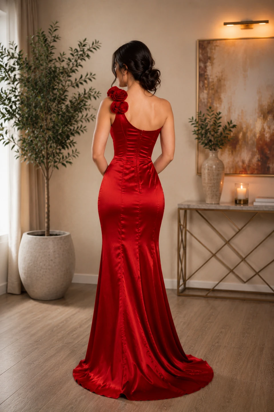 Meshki Satin Formal Evening Gown - photo 2