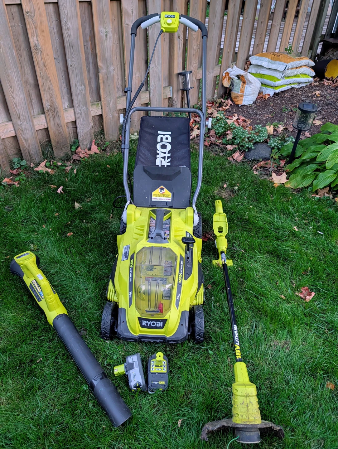 Ryobi 18V ONE+ Lawn Tool Kit