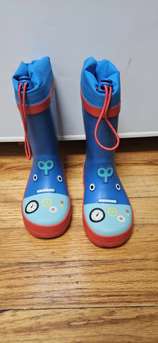 Lemonkid Kids Robot Rain Boots Size 25