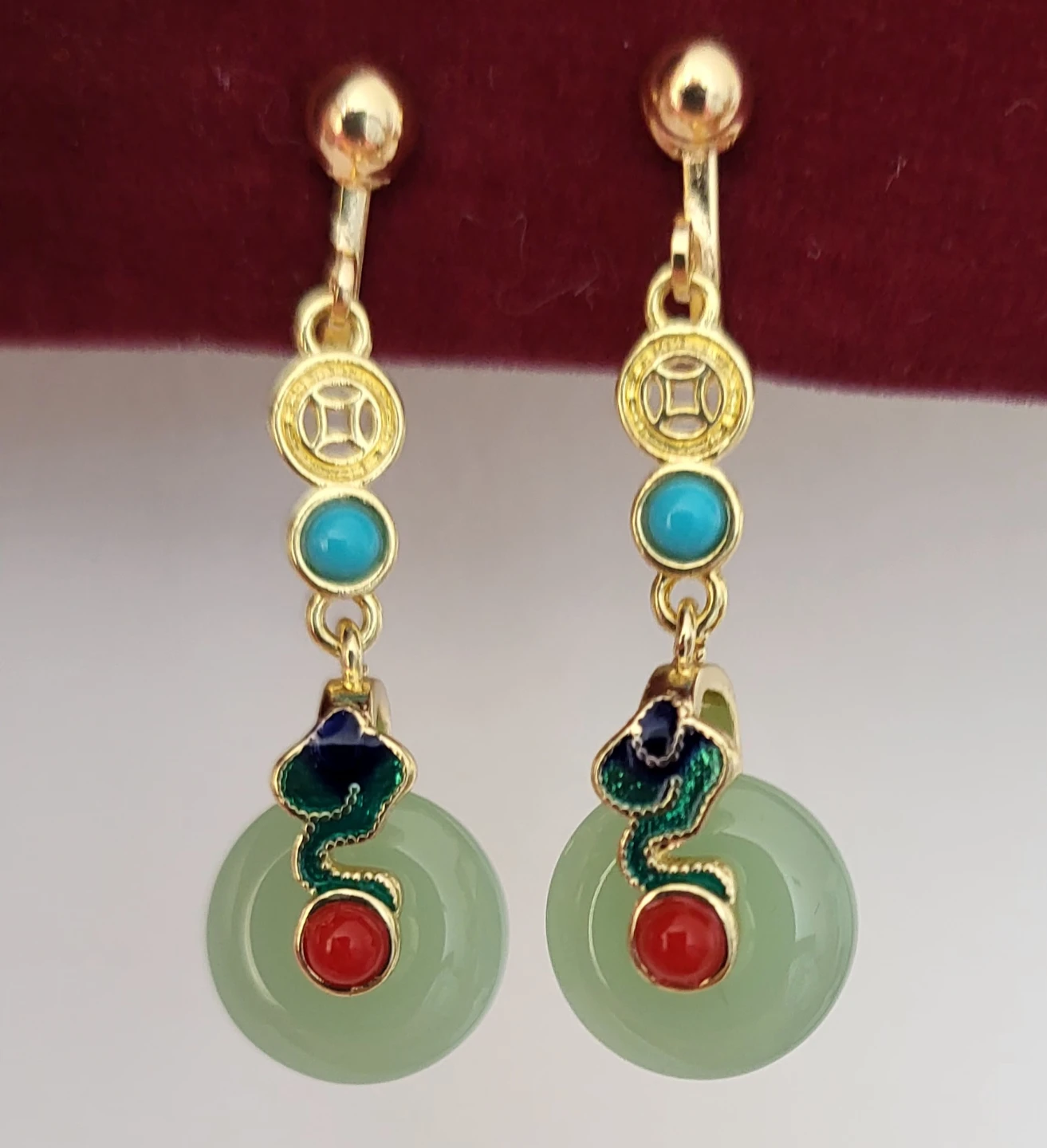 Traditional Style Clip-on Earrings