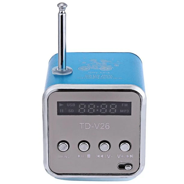 TD-V26 Mini Portable Speaker with FM Radio