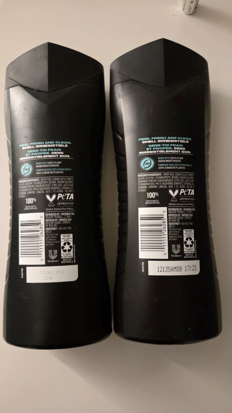 2 Axe Apollo Body Wash Bottles - photo 2