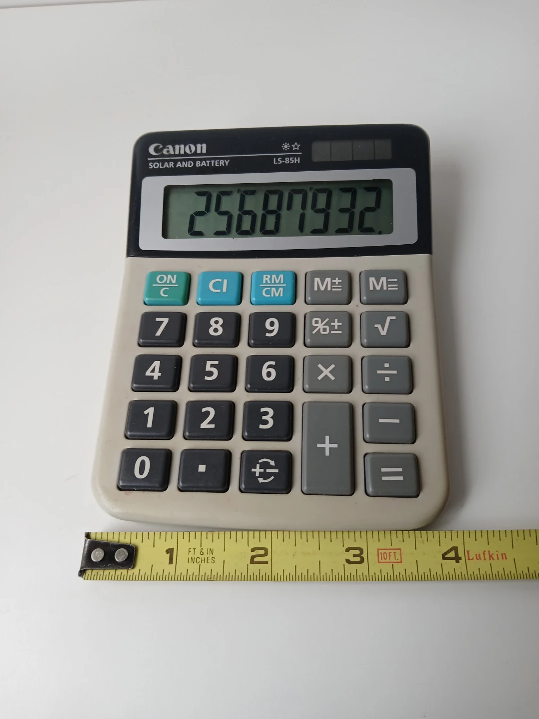 Canon LS-85H Solar and Battery Calculator. - photo 2