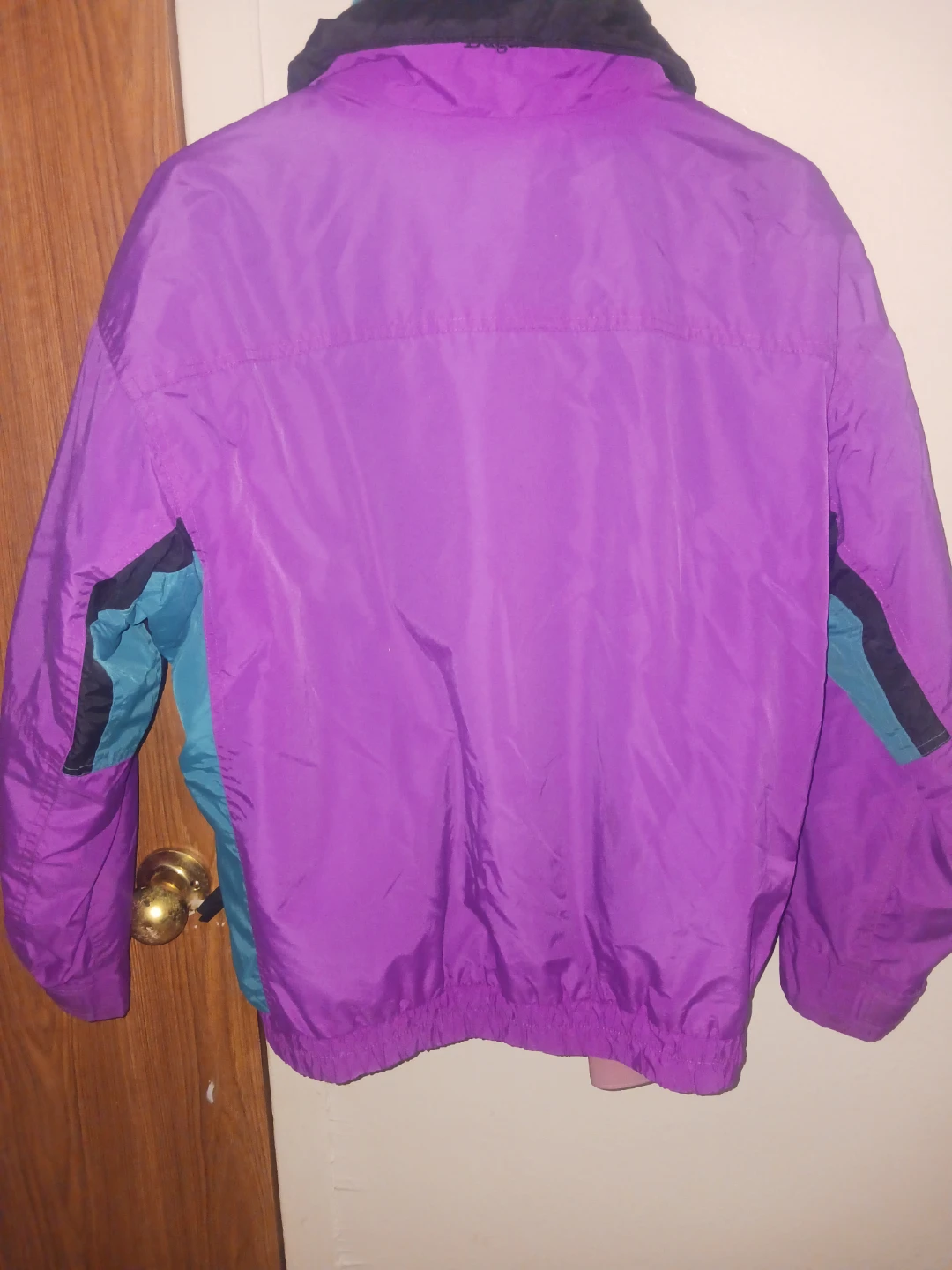 🏈 Vintage Columbia Purple and Teal Jacket - photo 3