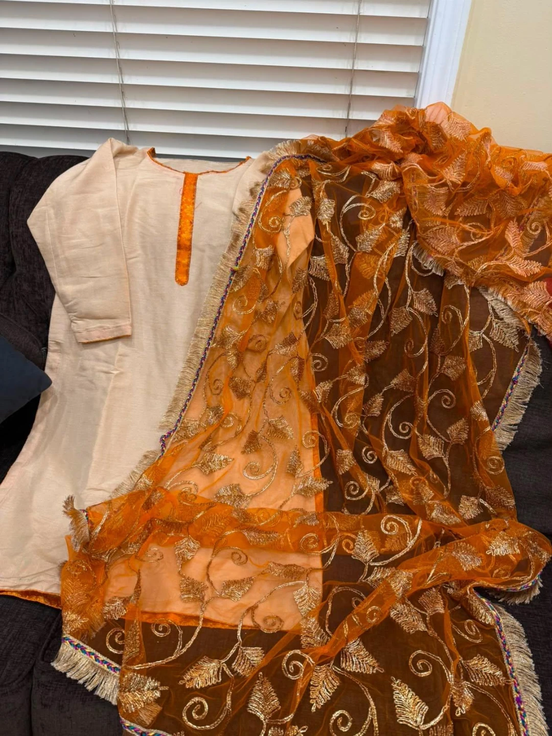 Medium semiformal kurtis preloved aghanoor beejays take lot - photo 4